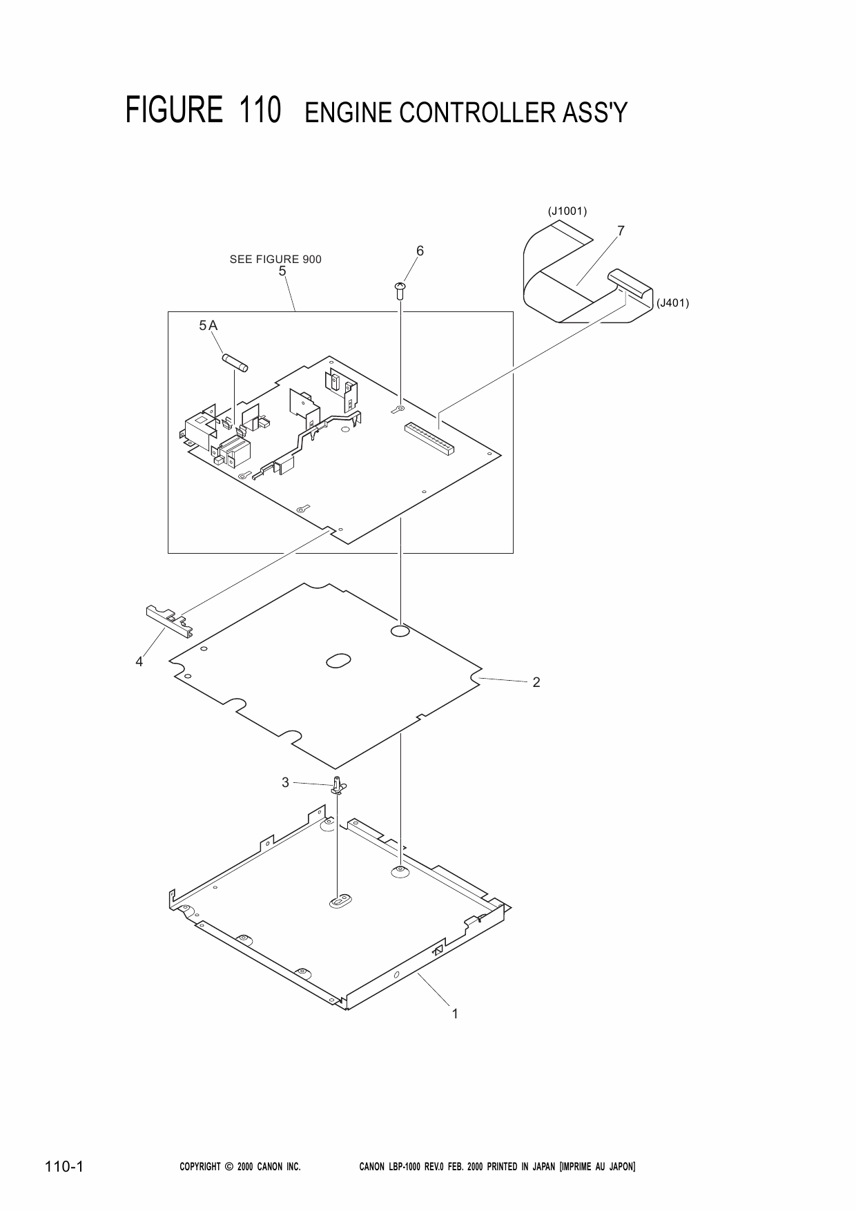 Canon imageCLASS LBP-1000 Parts Catalog Manual-6